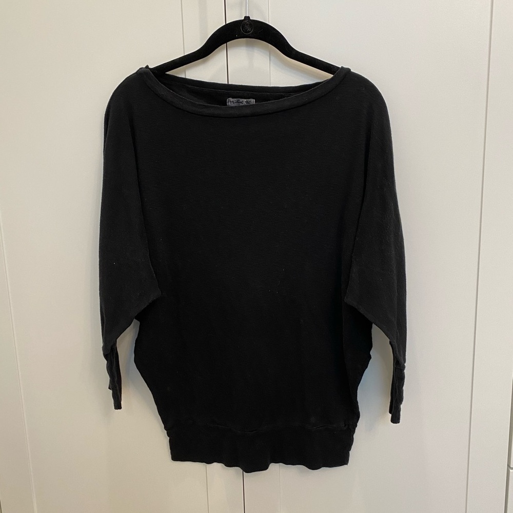 Michael Stars Black 3/4 Sleeve Black